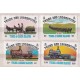 TRENES TUKS & CAICOS SERIE COMPLETA DE ESTAMPILLAS NUEVAS MINT